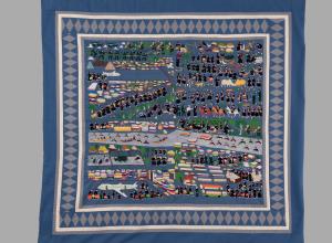 See Lee, Hmong story quilt, c1980, cotton, Museum Purchase. Autry Museum; 91.42.1