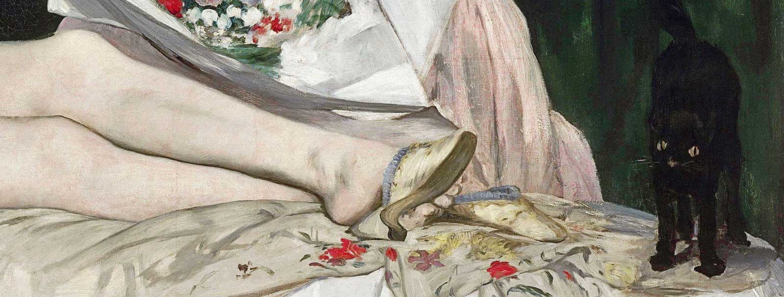 1600px x 607px - The Feline Companion in Manet's Olympia | Art & Object