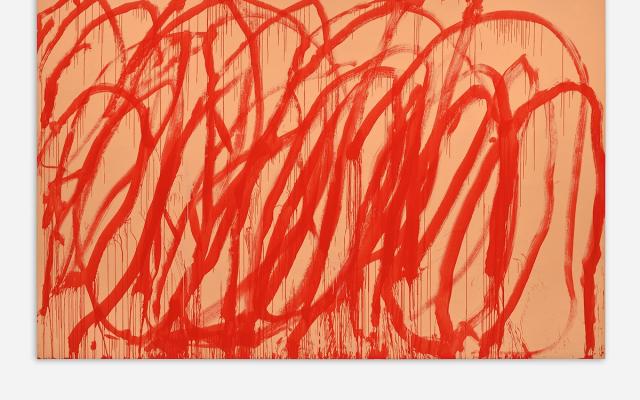 Phillips 20th Century Evening Auction Brings In Record Breaking Sales   Cy Twombly Untitled 