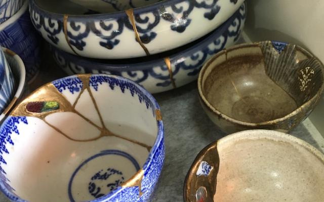 japanese ceramic mending