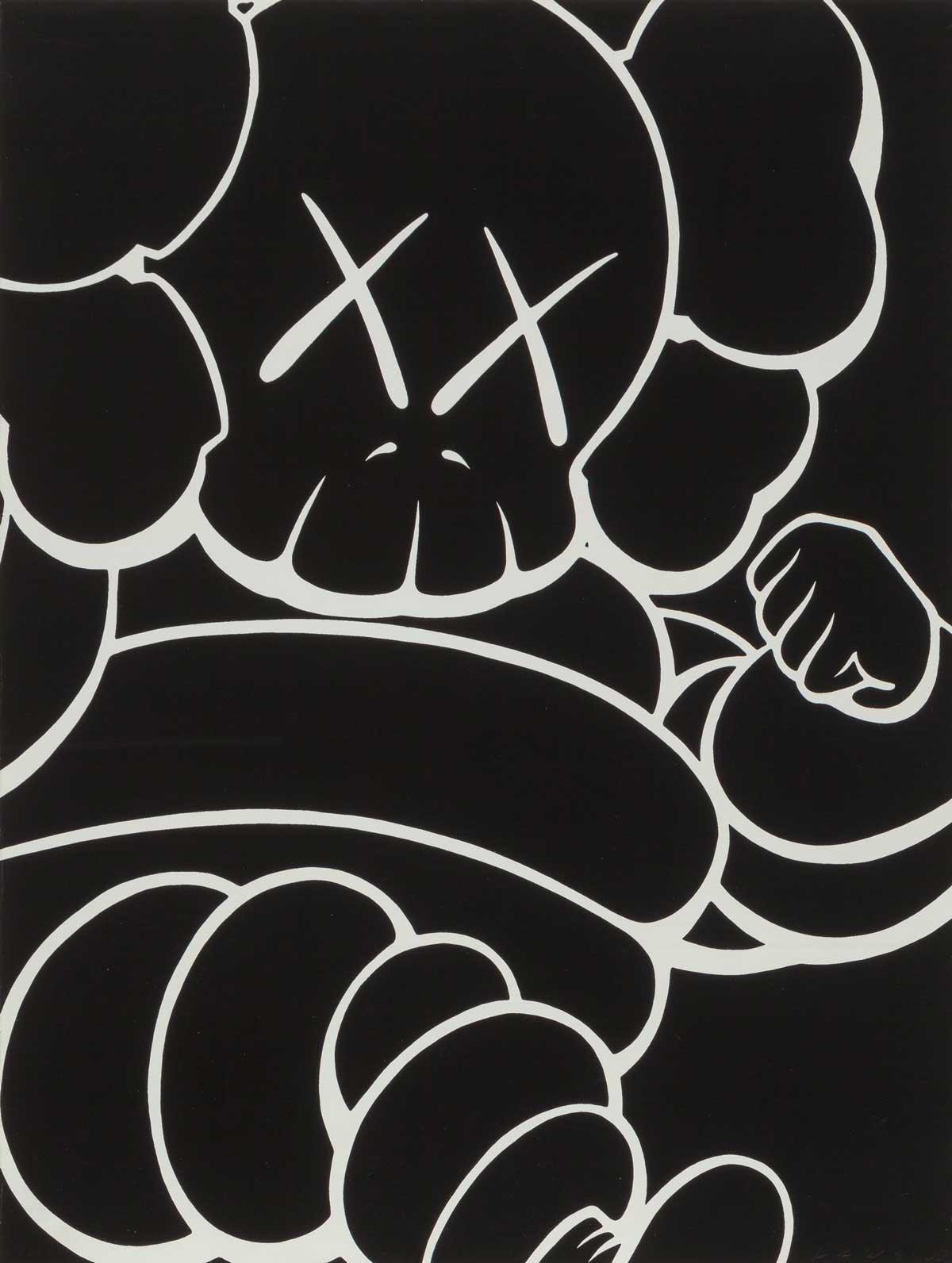 KAWS Artworks Hit Five Figure Prices In Heritage S Urban Art Auction   Running Chum 