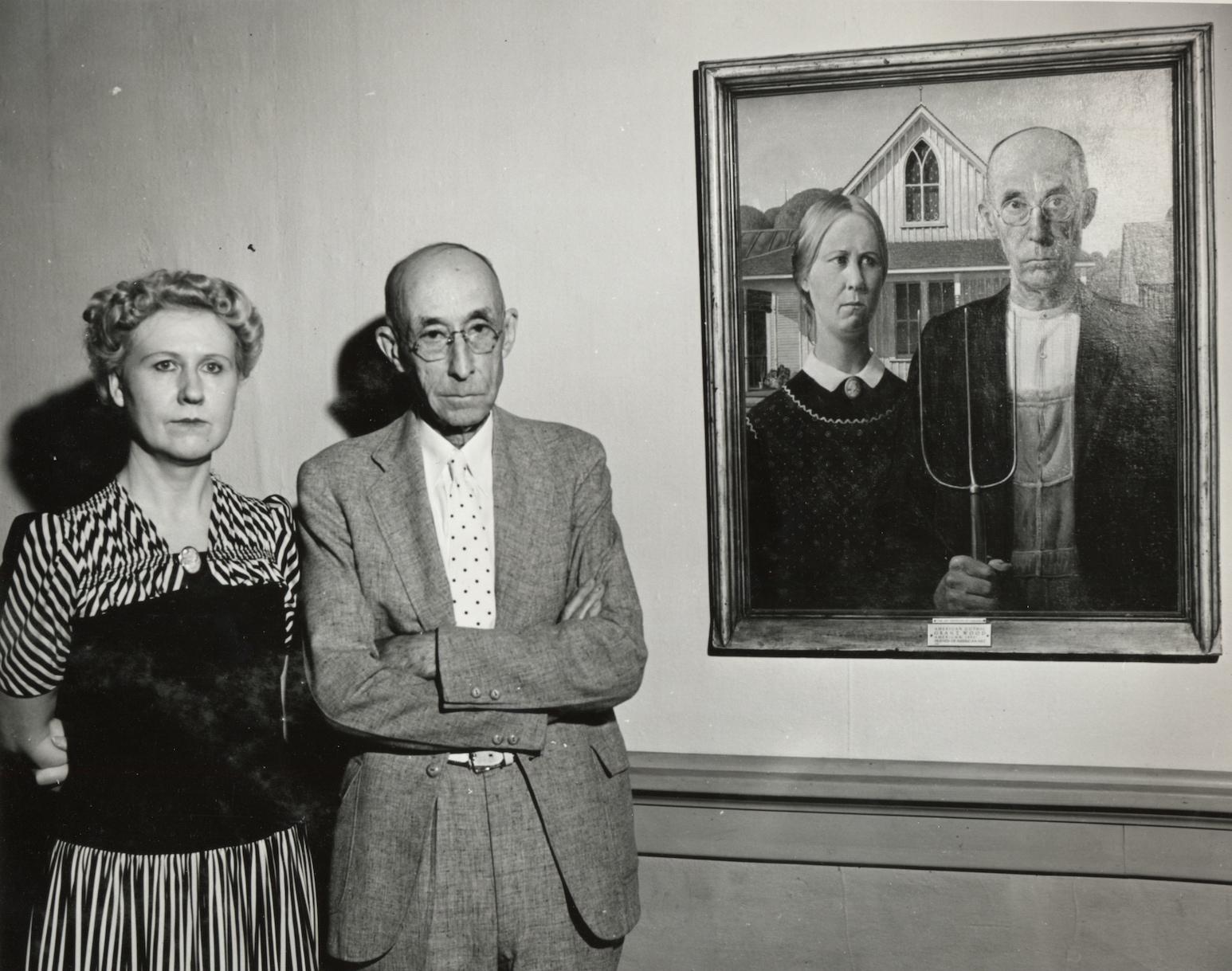 American gothic картина