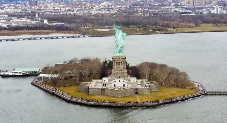 D. Ramey Logan, Liberty Island, 2014. Photograph.