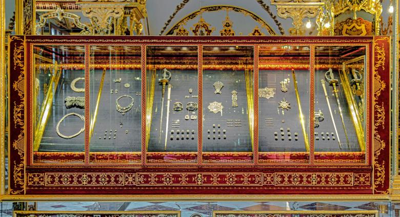 Historic Green Vault, Jewel Room Display.