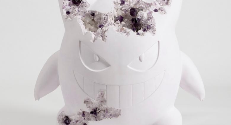 Amethyst Crystallized Large Gengar