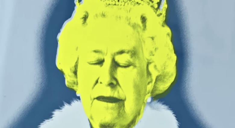 Print of Queen Elisabeth II