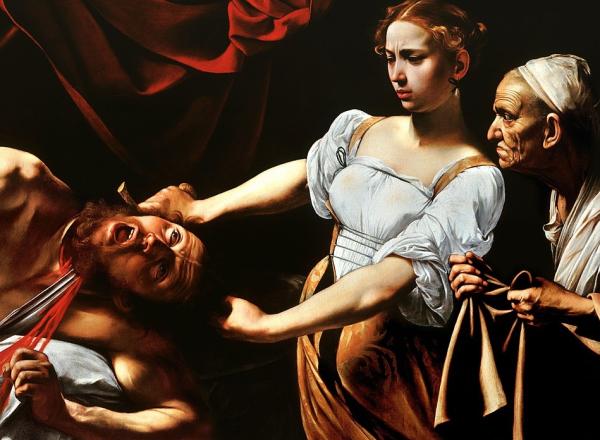 Carrivaggio, Judith Beheading Holofernes, c. 1598-9. Palazzo Barberini, Rome.