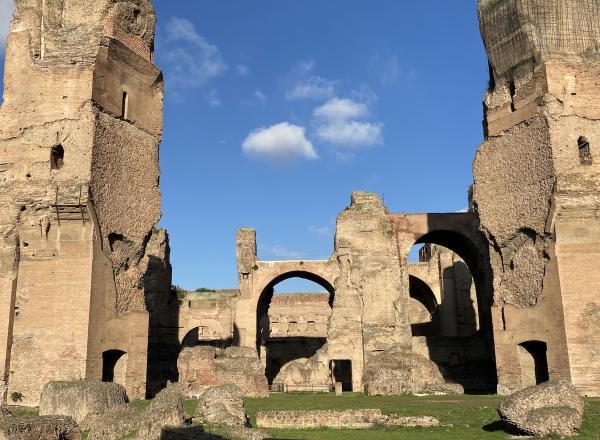 The baths of Caracalla.