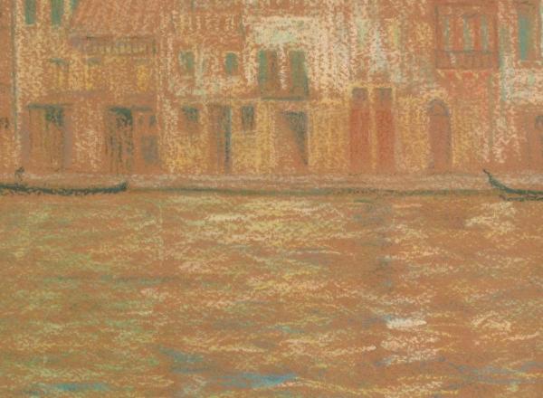 Mary Rogers Williams, Grand Canal, c. 1894. Pastel. Private collection.