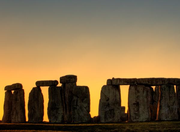 Stone Henge at sunset