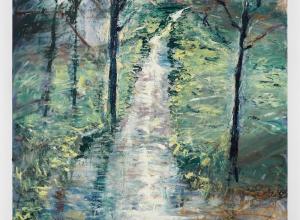 Celia Paul Two Trees After the Storm , 2025 Oil on canvas 72 x 60 inches (182.9 x 152.4 cm) © Celia Paul Courtesy the artist, Gladstone and Victoria Miro