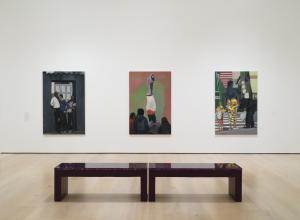 Noah Davis, installation view. Hammer Museum, Los Angeles, June 8–August 31, 2025. Photo: Jeff McLane.