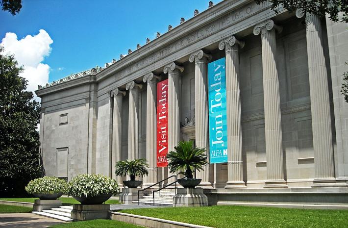 File:2018 Museun of Fine Arts Boston Huntington Avenue facade from  south.jpg - Wikimedia Commons